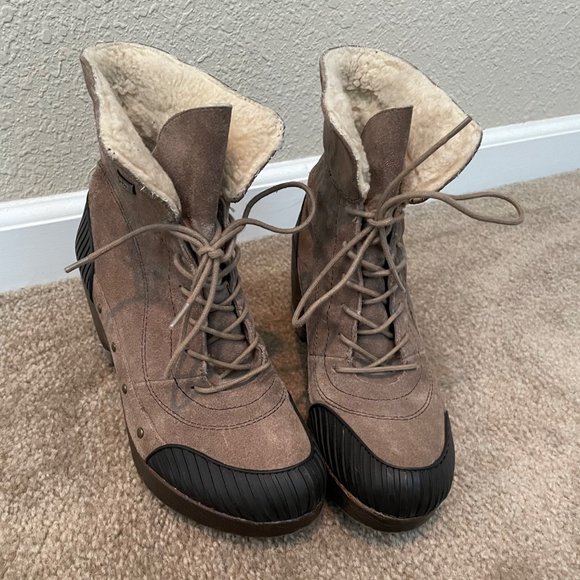 Jambu Netherlands Leather lace up boots. Size 8 - Picture 9 of 15